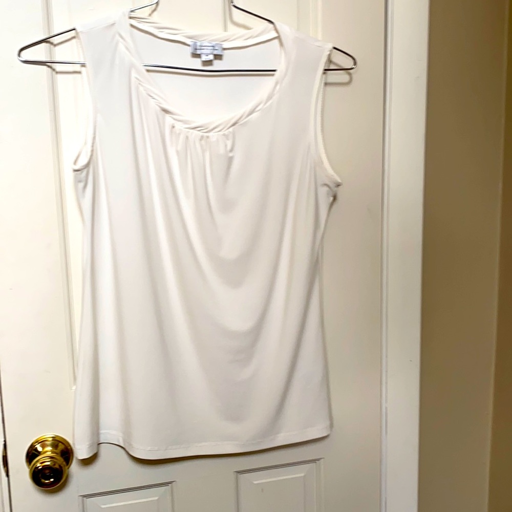 Tahari Arthur Levine Sleeveless Blouse